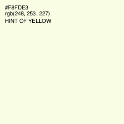 #F8FDE3 - Hint of Yellow Color Image